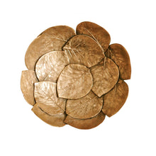 Small Handmade Bronze Cast Leaf Bowl