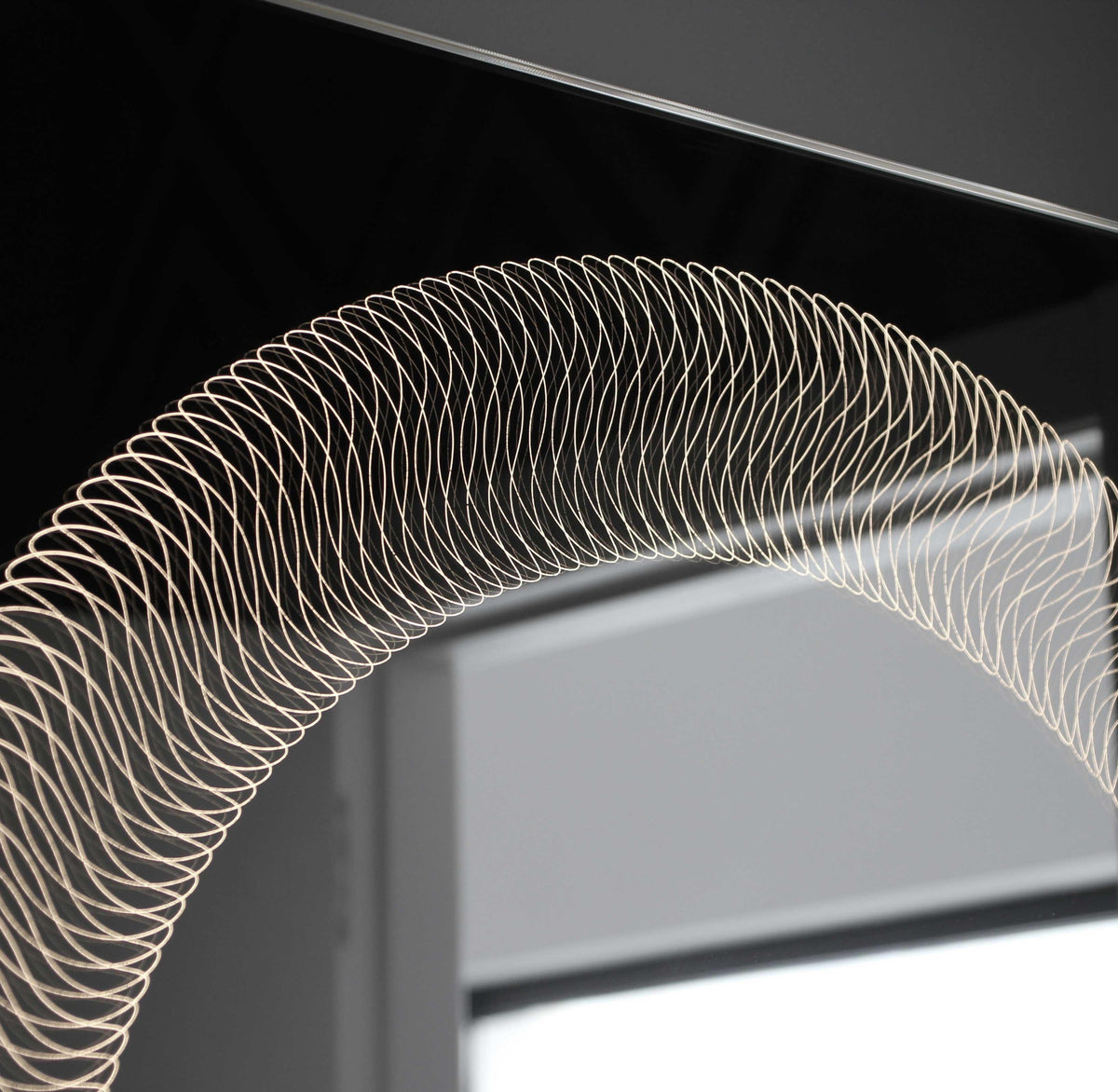 Cosmic GLAZZ™ Illuminated Etched Square Frameless Mirror