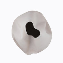 White Breath Ceramic Vase, Interior Sculpture or Vessel, Objet D'Art