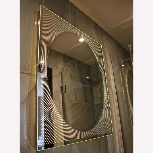 Oval Sunrise™ Frameless Illuminated Mirror